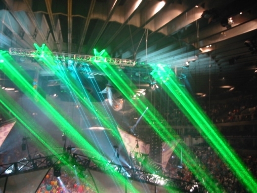 Amazing Custom High Power Laser Light Show Equipment Rental