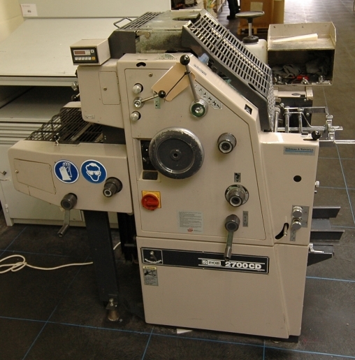 Ryobi 2700 CD one color printing machine